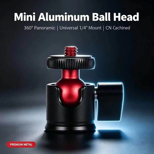 Spherical mini ball head - spherical, 360°
